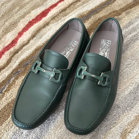 Salvatore Ferragamo | Shoes | Salvatore Ferragamo Mens Green  display picture 1